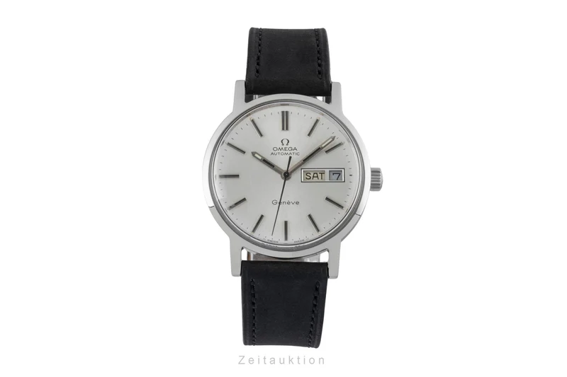 Omega Geneve steel automatic men's watch 166.0117 Vintage [2600317]