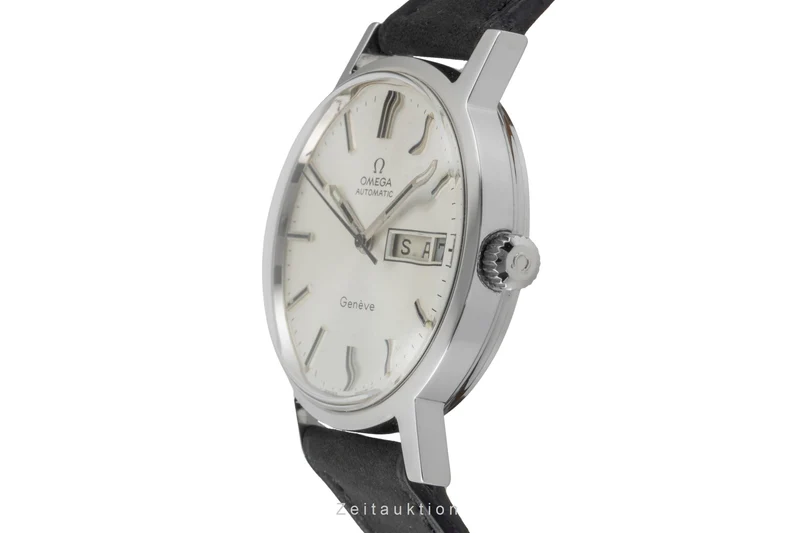 Omega Geneve steel automatic men's watch 166.0117 Vintage [2600317]