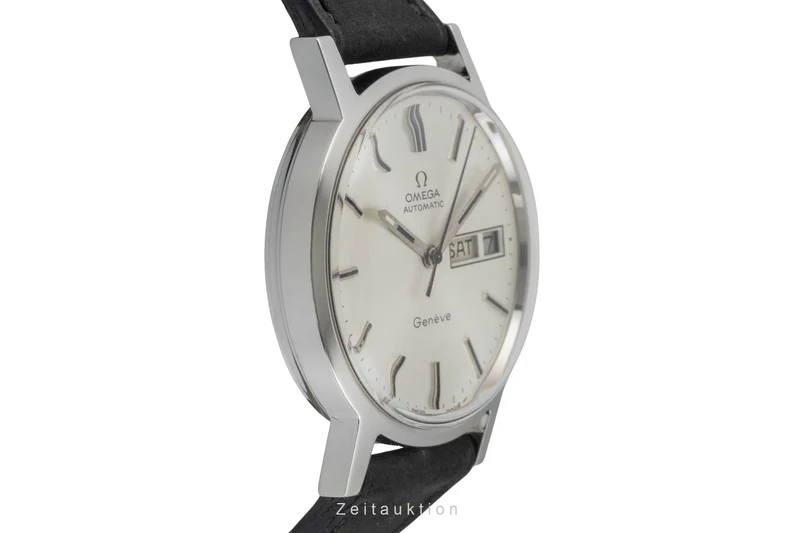Omega Geneve steel automatic men's watch 166.0117 Vintage [2600317]