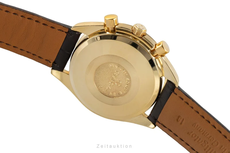 Omega Speedmaster chronograph 18 ct gold automatic men's watch 3131.20 LP: 22600EUR [2601903]