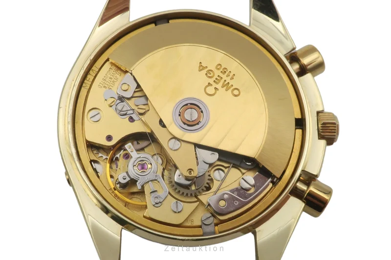 Omega Speedmaster chronograph 18 ct gold automatic men's watch 3131.20 LP: 22600EUR [2601903]