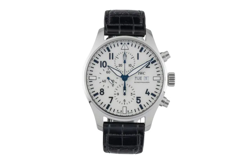 IWC Fliegerchronograph chronograph steel automatic men's watch IW377725 Limited [2603017]