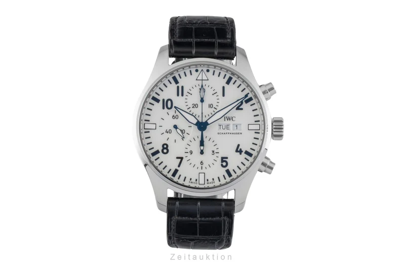 IWC Fliegerchronograph chronograph steel automatic men's watch IW377725 Limited [2603017]