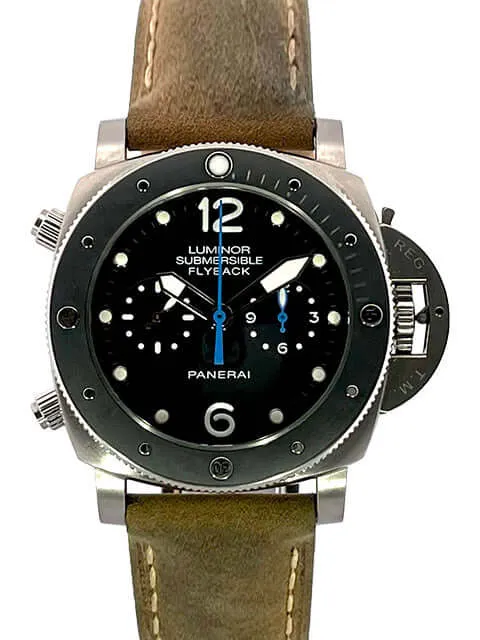 Panerai Luminor Submersible 1950 3 Days Chrono Flyback Titanio PAM00615 aus 2021