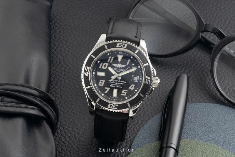 Breitling Superocean steel automatic men's watch A17364 [2602675]