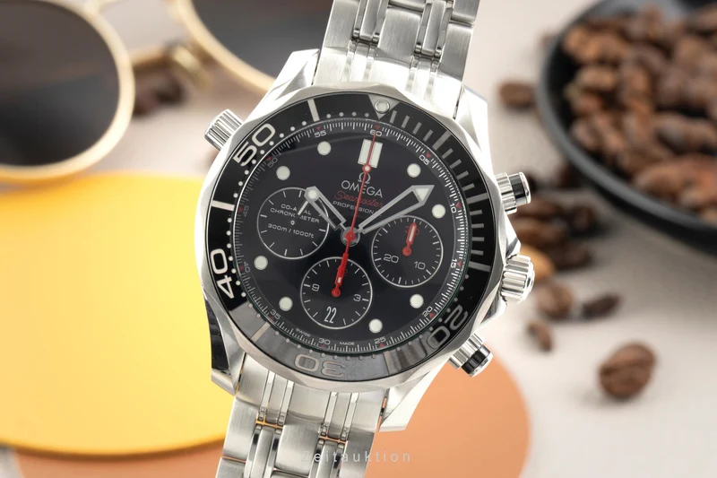 Omega Seamaster chronograph steel automatic men's watch 212.30.44.50.01.001 [2602563]