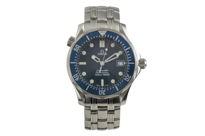 Omega Seamaster steel quartz men's watch 2561.80.00, 196.1522 [2602831]
