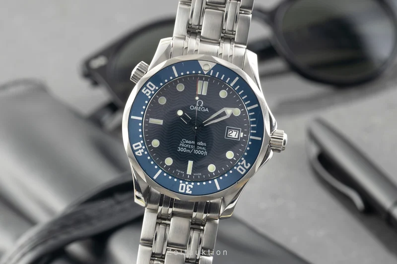 Omega Seamaster steel quartz men's watch 2561.80.00, 196.1522 [2602831]