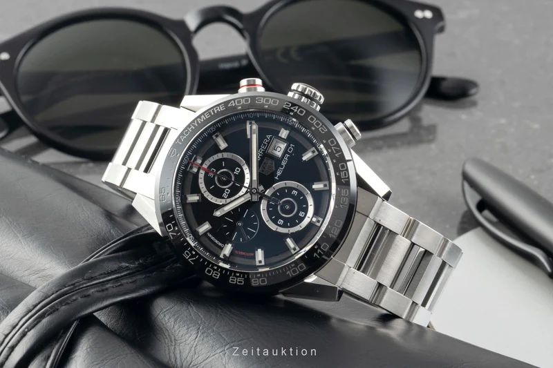Tag Heuer Carrera chronograph steel automatic men's watch CAR201Z.BA0714 [2602859]