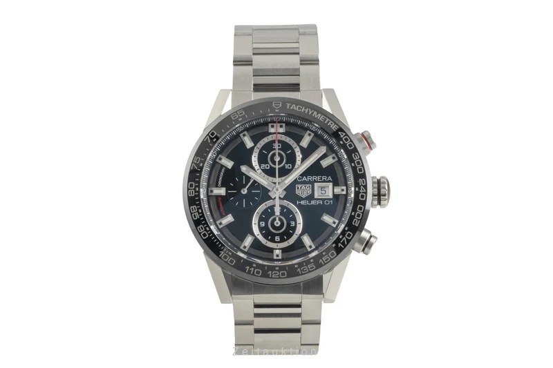 Tag Heuer Carrera chronograph steel automatic men's watch CAR201Z.BA0714 [2602859]