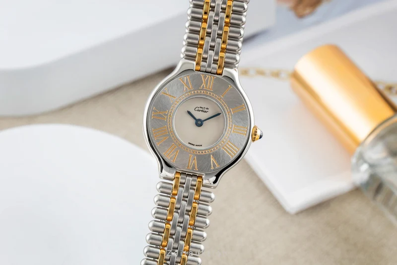 Cartier Ligne 21 gilt / steel quartz women's watch 9011 [2602437]