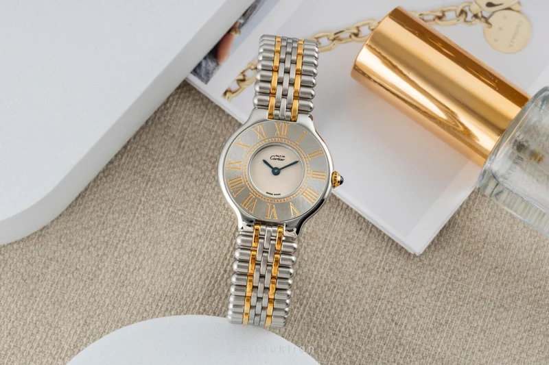 Cartier Ligne 21 gilt / steel quartz women's watch 9011 [2602437]