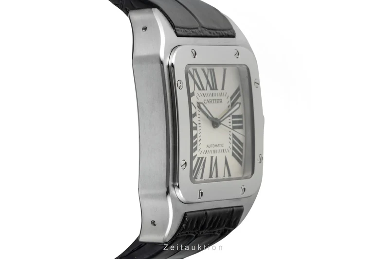 Cartier Santos 100 steel automatic men's watch W20073X8, 2656 [2602683]