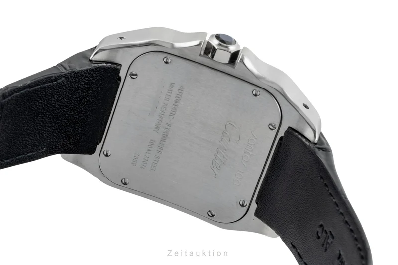 Cartier Santos 100 steel automatic men's watch W20073X8, 2656 [2602683]