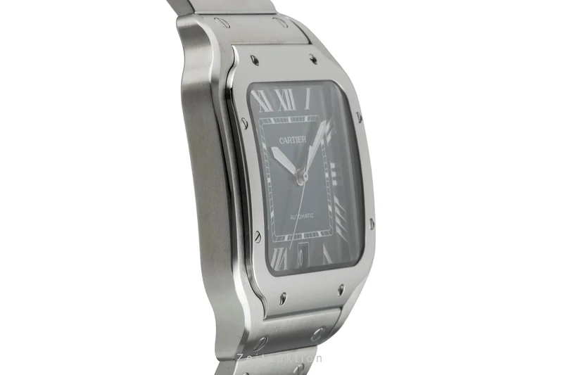 Cartier Santos steel automatic men's watch WSSA0030 LP: 8850EUR [2602852]
