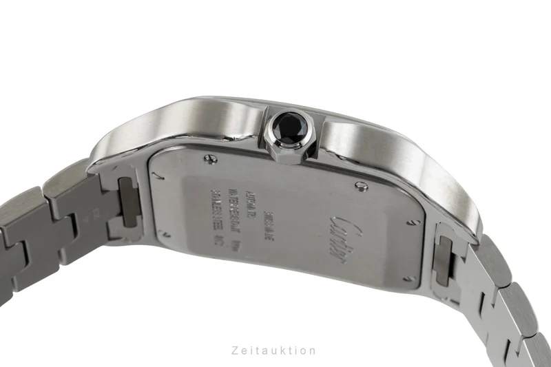 Cartier Santos steel automatic men's watch WSSA0030 LP: 8850EUR [2602852]