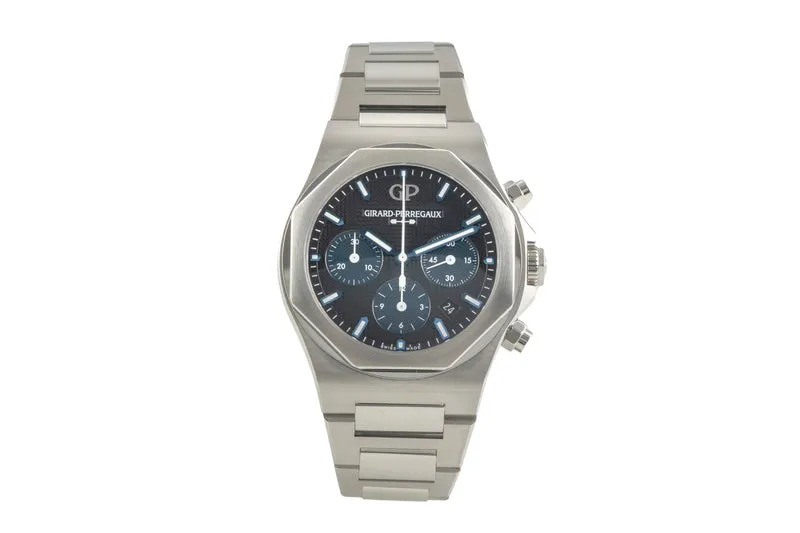 Girard Perregaux Laureato chronograph steel automatic men's watch 81020-11-631-11A LP: 19400EUR [2602826]