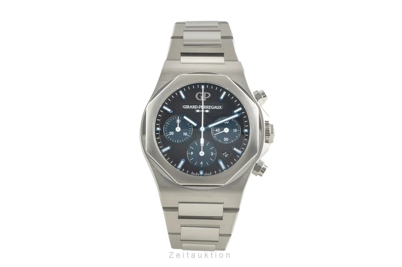 Girard Perregaux Laureato chronograph steel automatic men's watch 81020-11-631-11A LP: 19400EUR [2602826]