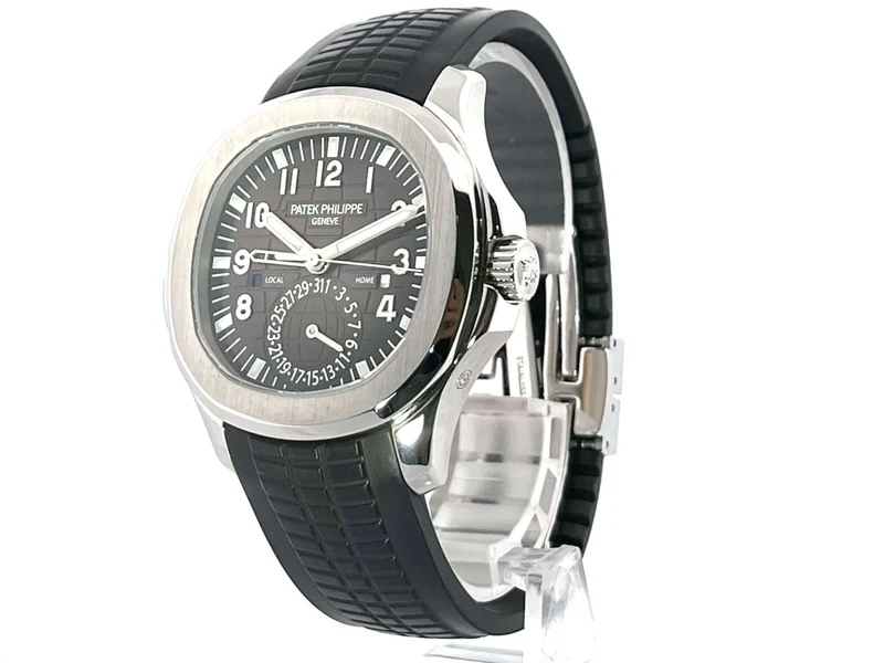 Patek Philippe Aquanaut Travel Time 5164A-001 aus 2017 D-Papiere
