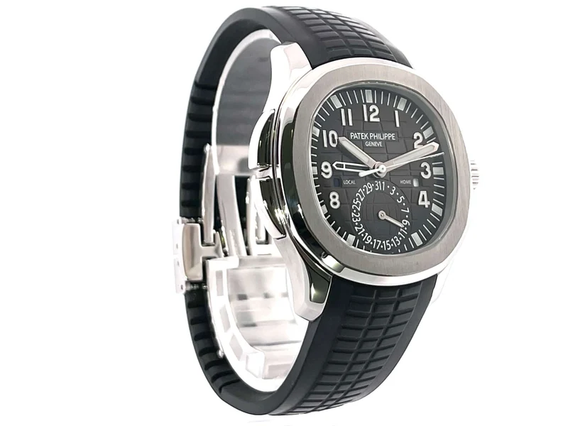 Patek Philippe Aquanaut Travel Time 5164A-001 aus 2017 D-Papiere