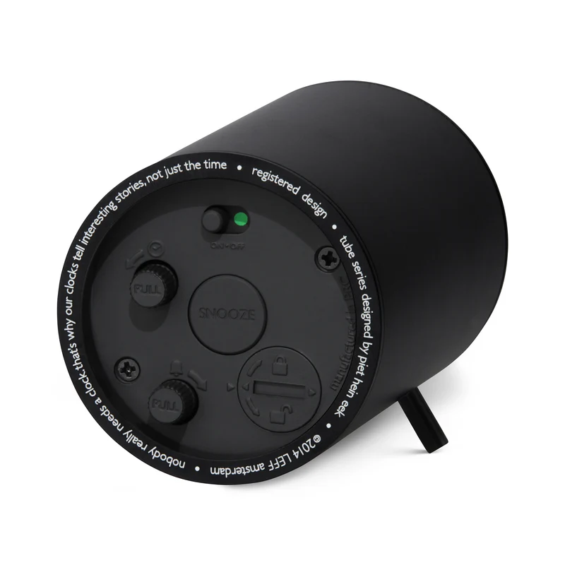 TUBE ALARM CLOCK | TISCHUHR mit Wecker | Piet Hein Eek | Leff Amsterdam