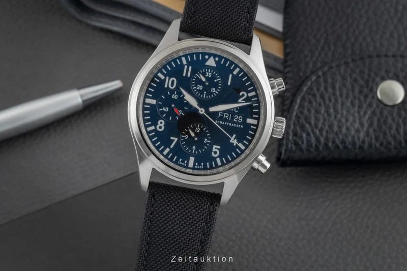 IWC Fliegeruhr chronograph steel automatic men's watch IW371701 [2602655]