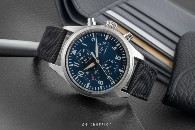 IWC Fliegeruhr chronograph steel automatic men's watch IW371701 [2602655]