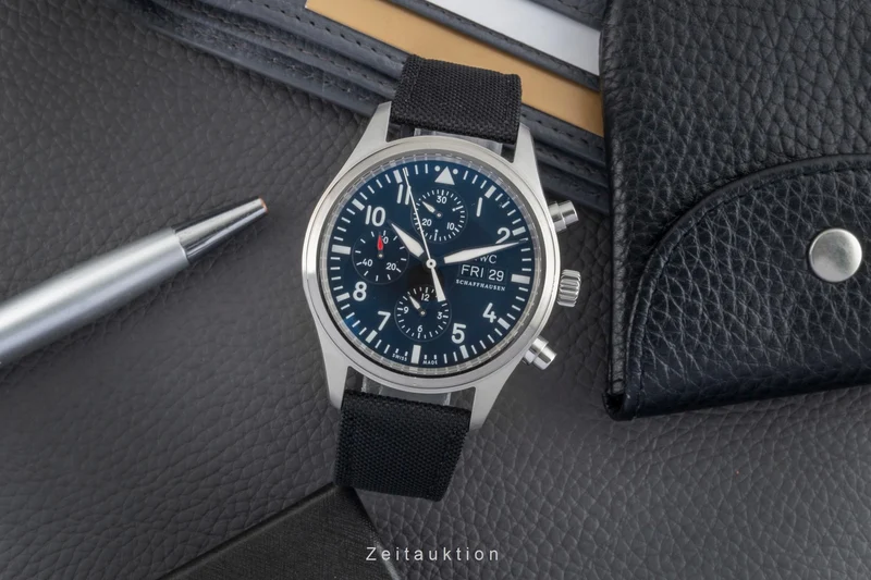 IWC Fliegeruhr chronograph steel automatic men's watch IW371701 [2602655]