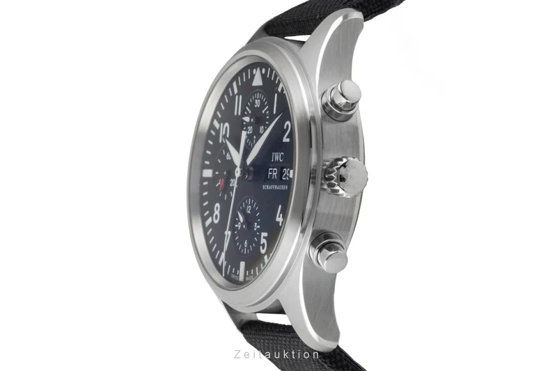 IWC Fliegeruhr chronograph steel automatic men's watch IW371701 [2602655]