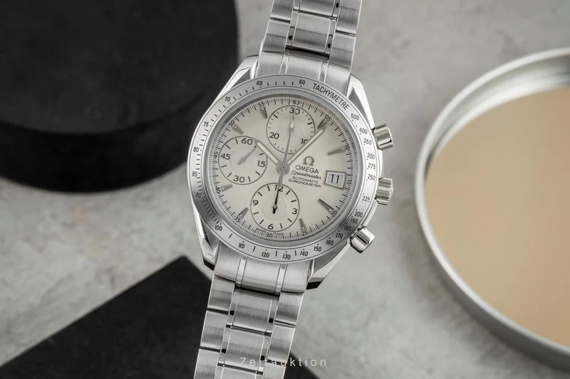Omega Speedmaster chronograph steel automatic men's watch 3211.30.00 LP: 6100EUR [2603069]