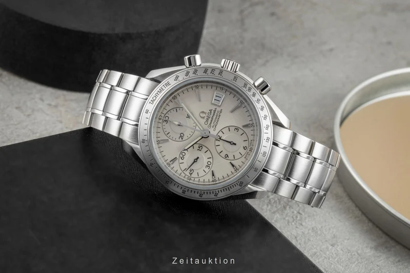 Omega Speedmaster chronograph steel automatic men's watch 3211.30.00 LP: 6100EUR [2603069]