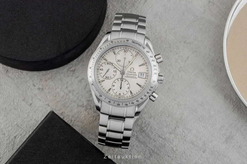 Omega Speedmaster chronograph steel automatic men's watch 3211.30.00 LP: 6100EUR [2603069]