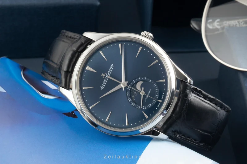 Jaeger LeCoultre Master Ultra Thin steel automatic men's watch Q1368480 , 109.8.A5.S LP: 12500EUR [2600720]