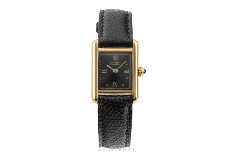 Cartier Tank silver-gilt quartz women's watch 5057001 [2602542]