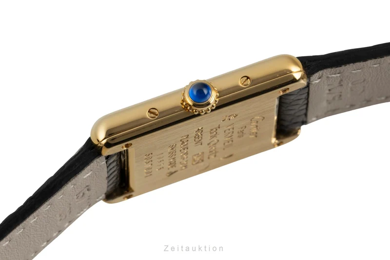 Cartier Tank silver-gilt quartz women's watch 5057001 [2602542]