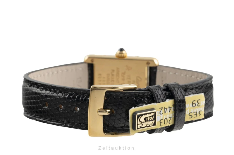 Cartier Tank silver-gilt quartz women's watch 5057001 [2602542]