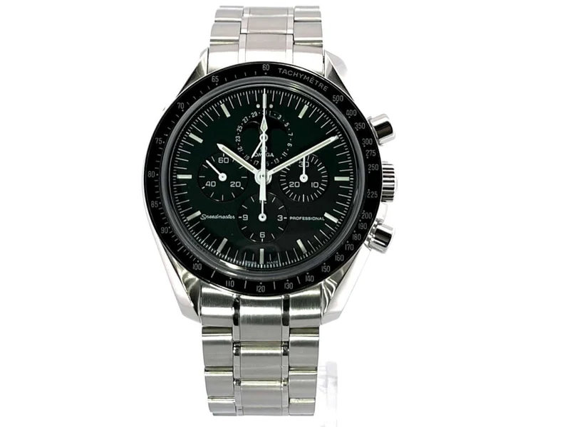 Omega Speedmaster Moonwatch Moonphase 3576.50.00 aus 2004 D-Papiere