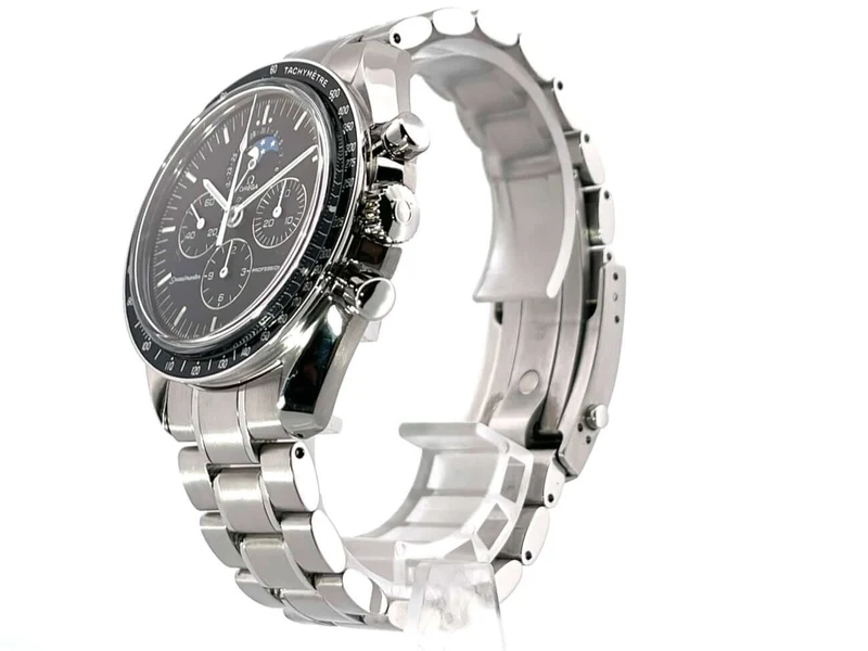 Omega Speedmaster Moonwatch Moonphase 3576.50.00 aus 2004 D-Papiere