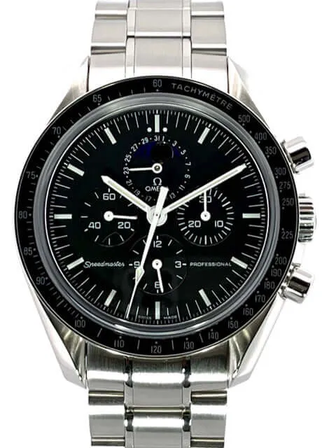 Omega Speedmaster Moonwatch Moonphase 3576.50.00 aus 2012 D-Papiere