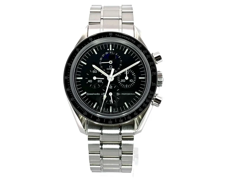 Omega Speedmaster Moonwatch Moonphase 3576.50.00 aus 2012 D-Papiere