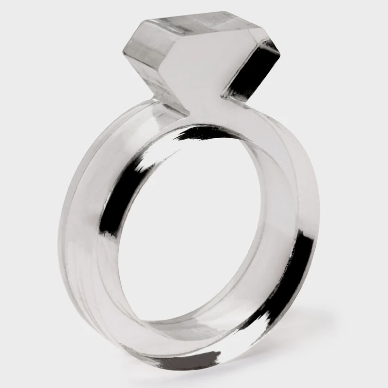 DIAMANT RINGE | 6mm aus Acryl | Alissia Melka-Teichroew | byAMT