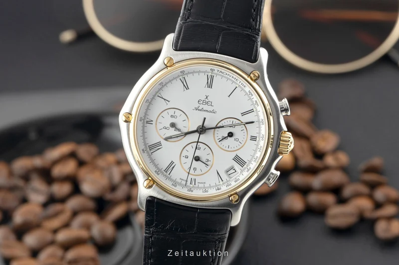 Ebel 1911 chronograph steel / gold automatic men's watch 1134901 [2501752]