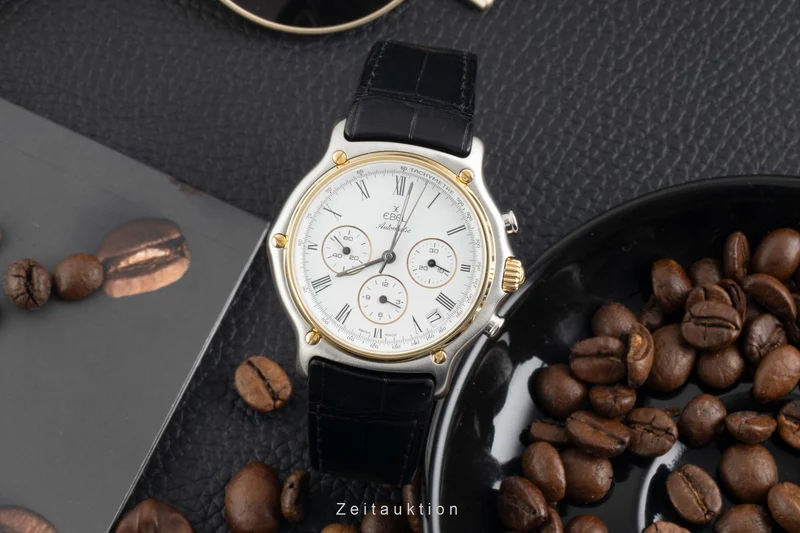 Ebel 1911 chronograph steel / gold automatic men's watch 1134901 [2501752]