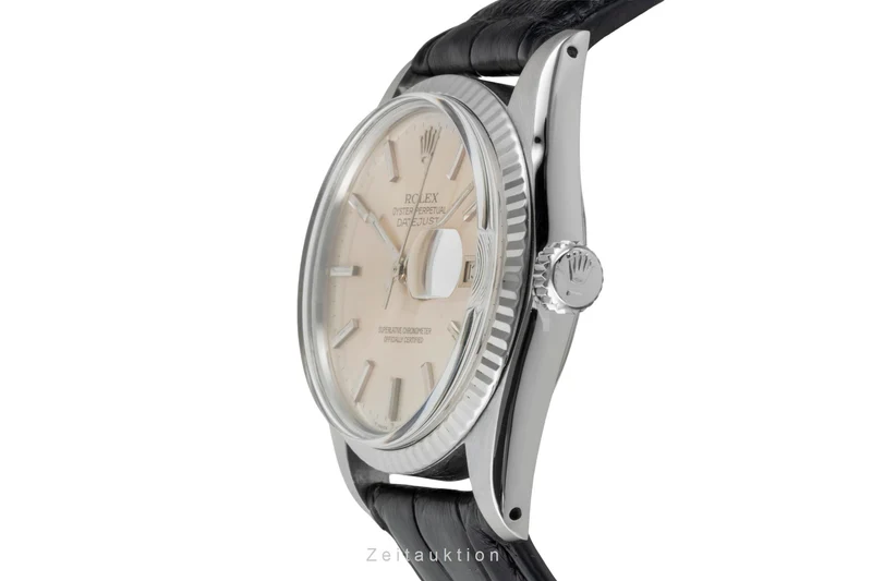 Rolex Datejust steel / white gold automatic men's watch 16014 Vintage [2602587]