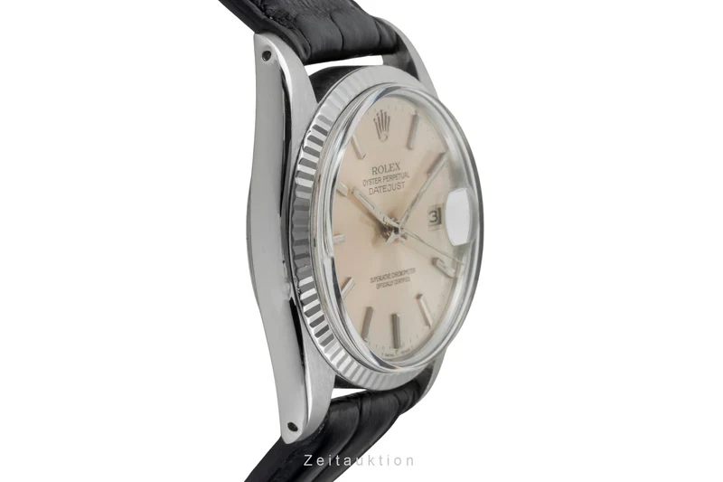 Rolex Datejust steel / white gold automatic men's watch 16014 Vintage [2602587]