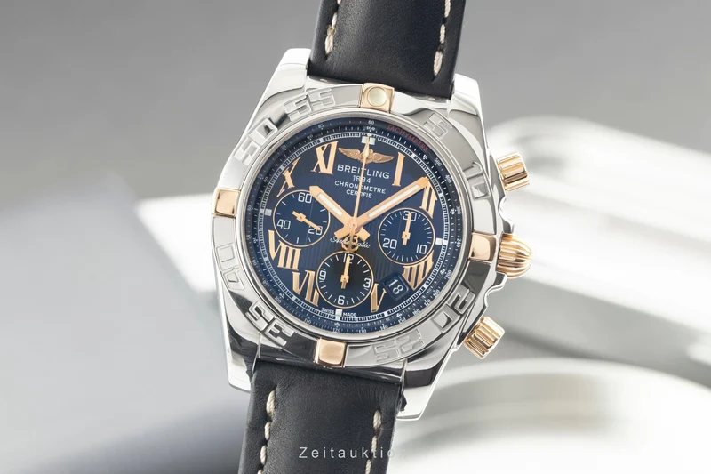 Breitling Chronomat 44 chronograph steel / gold automatic men's watch IB0110 [2602781]