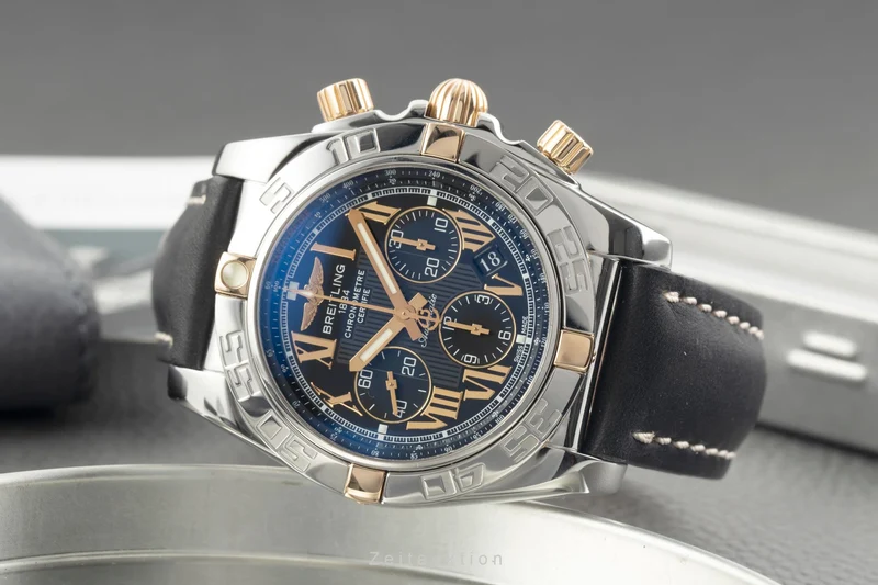 Breitling Chronomat 44 chronograph steel / gold automatic men's watch IB0110 [2602781]