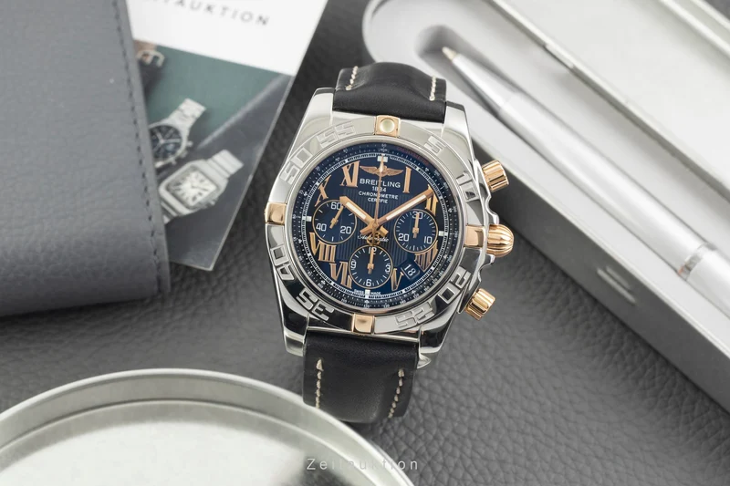 Breitling Chronomat 44 chronograph steel / gold automatic men's watch IB0110 [2602781]