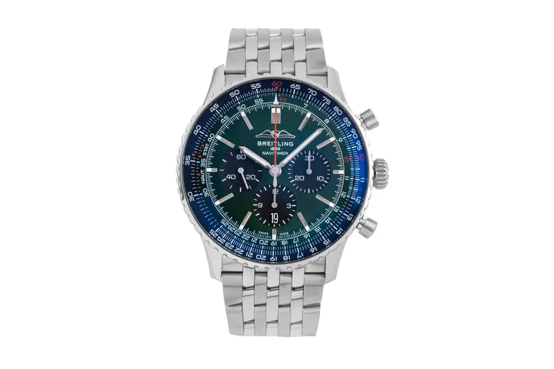 Breitling Navitimer 01 46 chronograph steel automatic men's watch AB0137241L1P1 LP: 9500EUR [2602684]
