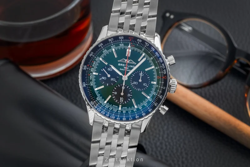 Breitling Navitimer 01 46 chronograph steel automatic men's watch AB0137241L1P1 LP: 9500EUR [2602684]